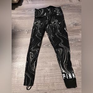 High waisted cotton leggings PINK